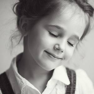 梨涡浅笑小萝莉