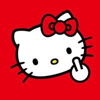 搞怪 Hello Kitty 猫