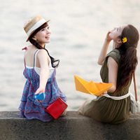 微信姐妹两个人一张头像：要
