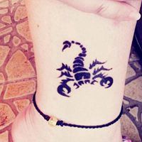 性感脚踝花臂唯美刺青 美女颈部个性纹身美图大