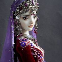 手工制作精致的女娃 伤感的犹豫的真的太逼真了
