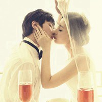 非主流情侣婚纱照头像 微信情侣婚纱照头像图片