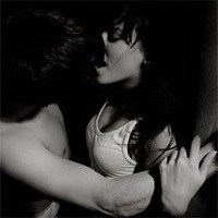 诱惑的非主流情侣头像一男一女 两个人在一起的