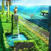 清新自然优美的手绘风景头像图片大全 大自然给