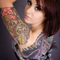 女生头像欧美纹身 有诱惑力的美女 女生头像欧美纹身 有诱惑力的美女