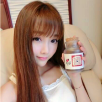 小清新文艺范美女头像图片 简单的长直发太美丽