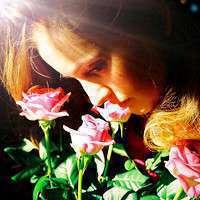 唯美养眼的森女系欧美气质范女生头像 逆光效果