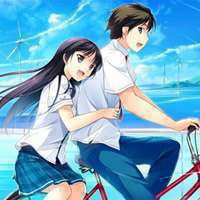 动漫情侣爱情卡通头像图片 带你一起飞奔