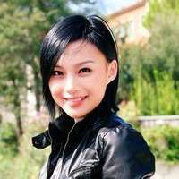 香港艺人朱璇靓丽动人微信头像_非常性感演绎你
