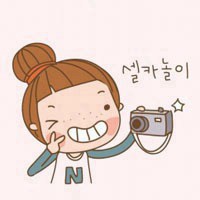 韩系卡通女生iphone6s手机微信头像图片