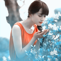 穿红裙子的女生头像 阿宝色 真的看了就温馨的