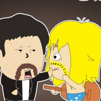 黑叫兽与黄果男漫画头像图片 让你哭笑不得