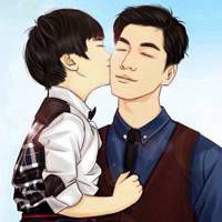 爸爸去哪儿漫画版头像图片 播放完了 搞张头像吧