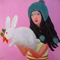 超可爱 很有创意 颜色很浓的_个性卡通小美女头