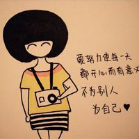 好看的原创手绘插画女生个性头像图片精选全部