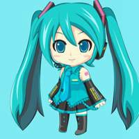 初音未来头像 初音未来萌萌哒微信头像图片