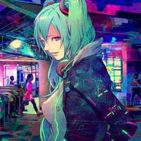 性感美女初音未来高清微信头像图片