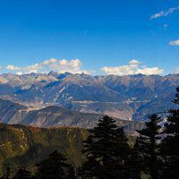 中国著名风景头像 云南雪山雨崩神湖风景图片