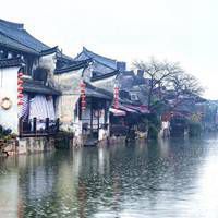 烟雨西塘古镇风景微信头像图片大全