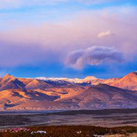 漂亮的西藏阿里风景优美高清风景微信头像图片