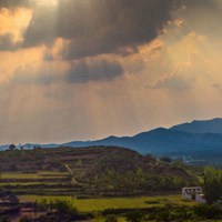 田园美丽的风景 宛如仙境的风景头像图片