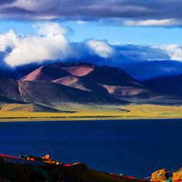 蓝天白云的美丽是最美的 纳木错风景图片大全