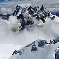 白雪皑皑国勃朗峰雪山 雪山风景图片头像