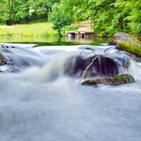 溪流风光图片 有山有水人间仙境太美丽了