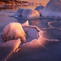 雪景千里冰封最美的冬天雪是最漂亮的