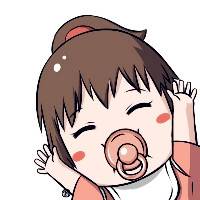 宫崎骏吸奶嘴系列头像 都是从娃娃长大的