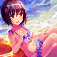 性感动漫女生头像 有点邪恶的萌萌的女生动漫头