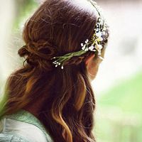 享受美好阳光的森系意境带花女生头像图片大全 享受美好阳光的森系意境带花女生头像图片大全