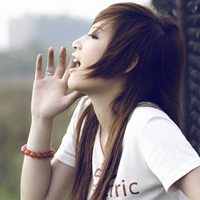 好看淘气的可爱的又意境的微信头像图片 大美女