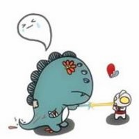 可爱的小怪兽和凹凸曼头像