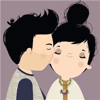 男女在一起动漫头像