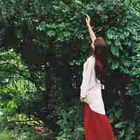 清新自然超凡脱俗森林系女孩