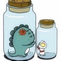 可爱的小怪兽和凹凸曼头像