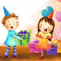 小孩卡通头像 快乐童年