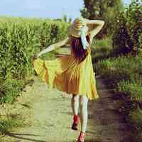 清新自然超凡脱俗森林系女孩