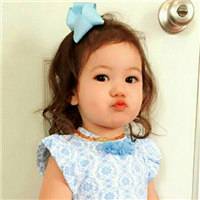 可爱的超萌混血女宝宝头像图片