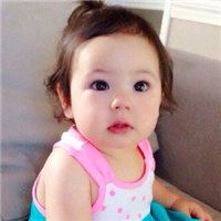 可爱的超萌混血女宝宝头像图片