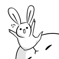 动物兔子动漫可爱头像_快乐可爱的动漫兔子