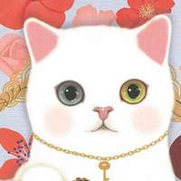 个性的微信卡通猫头像图片