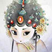 微信头像京剧卡通头像_好看的Q版京剧头像图片