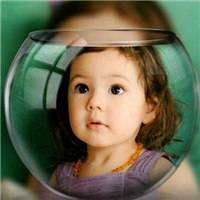 可爱的超萌混血女宝宝头像图片