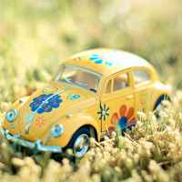 唯美好看的复古小汽车