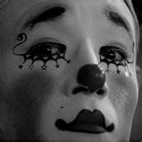 伤心哭泣的流泪小丑头像