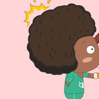 爆炸头脸黑的可爱动漫人物