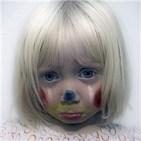 伤心哭泣的流泪小丑头像