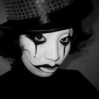 伤心哭泣的流泪小丑头像